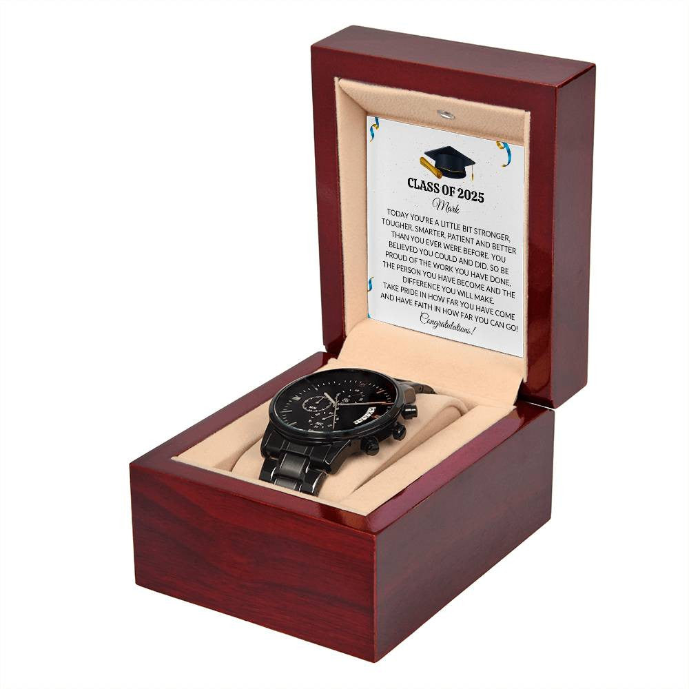 Class of 2025 Graduation Gift Chronograph Watch-[Heartfelt Family Gift]