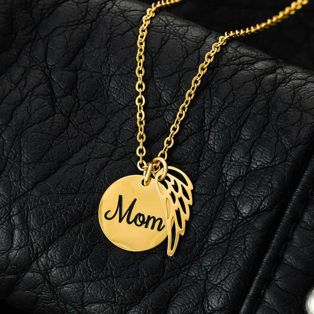 Mom Memorial Necklace - Heaven needed a hero-[product type]