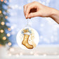 Golden Christmas Ornament-[Heartfelt Family Gift]