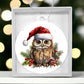 Owl Acrylic Christmas Ornament-[Heartfelt Family Gift]