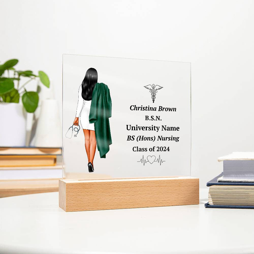 Personalized Nursing Graduation Gift Plaque-[product type]