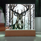 Deer Decorative Acrylic Plaque-[product type]