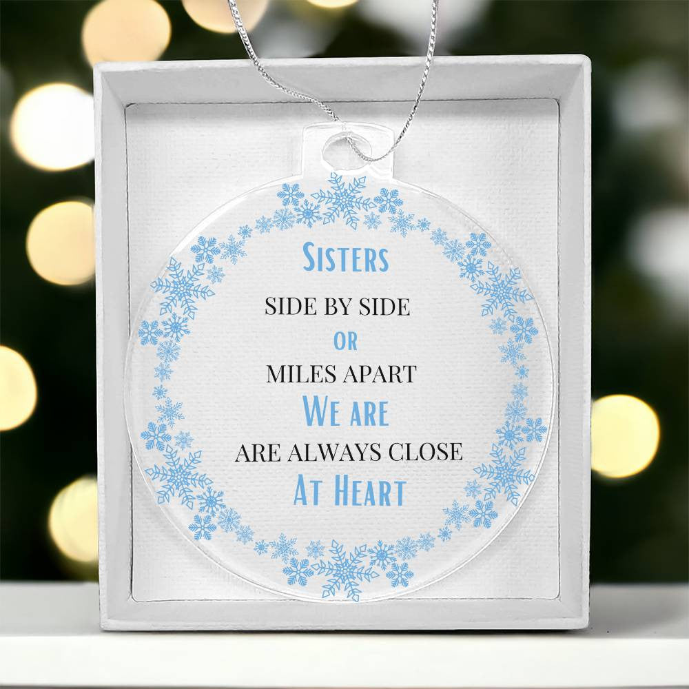 Acrylic Ornament Plaque-[Heartfelt Family Gift]