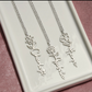 To My Boyfriends Mom Birth Flower Necklace  Gift-[product type]