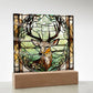 Deer Acrylic Square Plaque-[Heartfelt Family Gift]