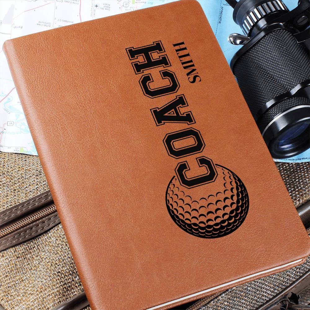 Personalized Golf Coach Journal-[Heartfelt Family Gift]