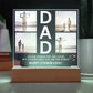 Fathers Day Gift for Dad, Custom Dad Plaque, Dad Christmas Gift from Children, Dad Photo Frame, Gift for Husband, Personalized Sign, Gift for Men-[product type]