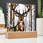 Deer Decorative Acrylic Plaque-[product type]