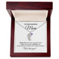 Amazing Mom From Children Baby Feet Birthstone Necklace-FashionFinds4U