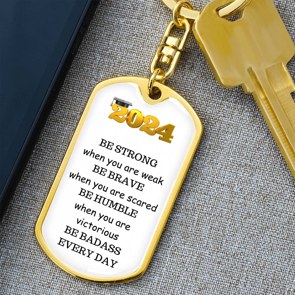 Class of 2024  Engraved Keychain  Graduation Gift-[product type]