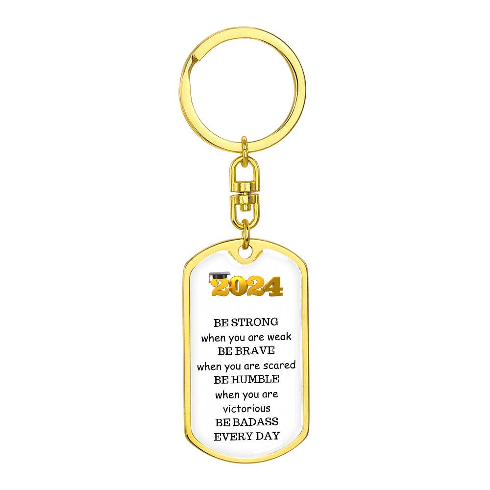 Class of 2024  Engraved Keychain  Graduation Gift-[product type]