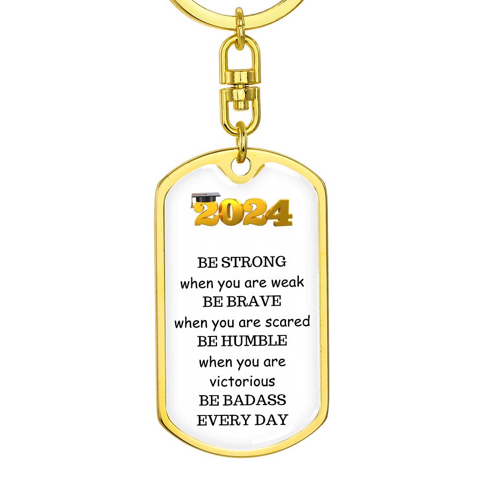 Class of 2024  Engraved Keychain  Graduation Gift-[product type]