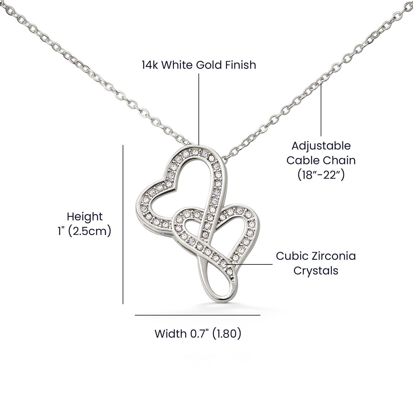 To my gorgeous wife- Ae heart to heart necklace