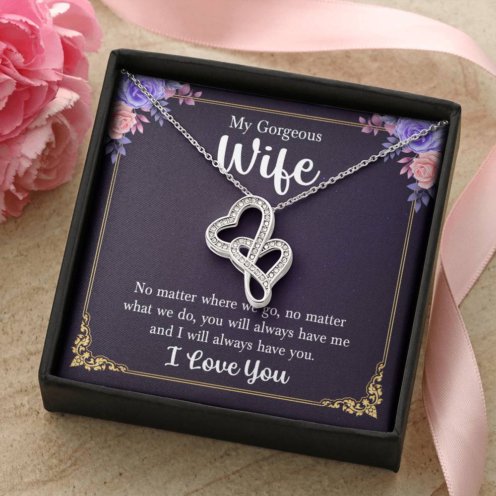 Wife Heart Necklace Gift