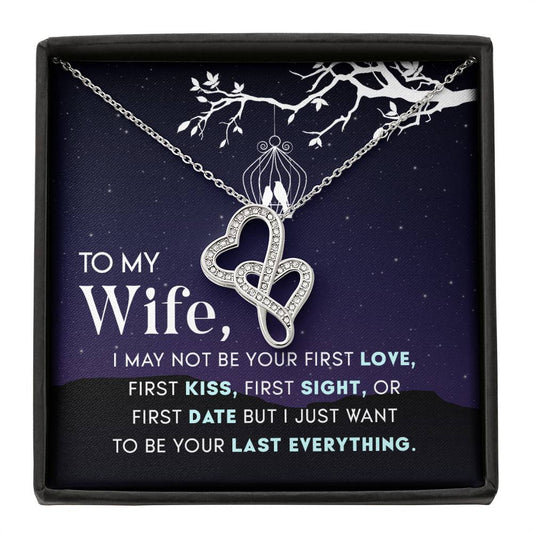 Wife Heart to Heart Necklace gift