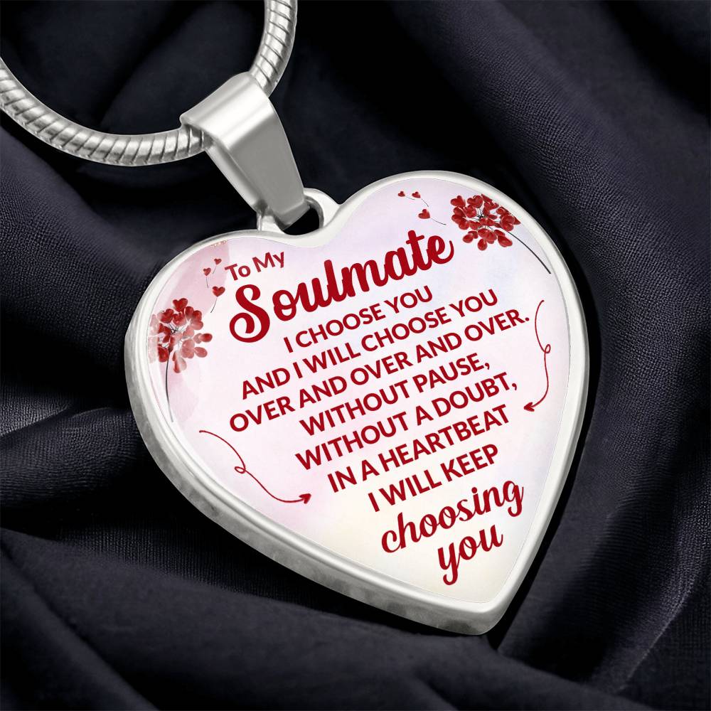 Soulmate Heart Engraved Necklace-[product type]