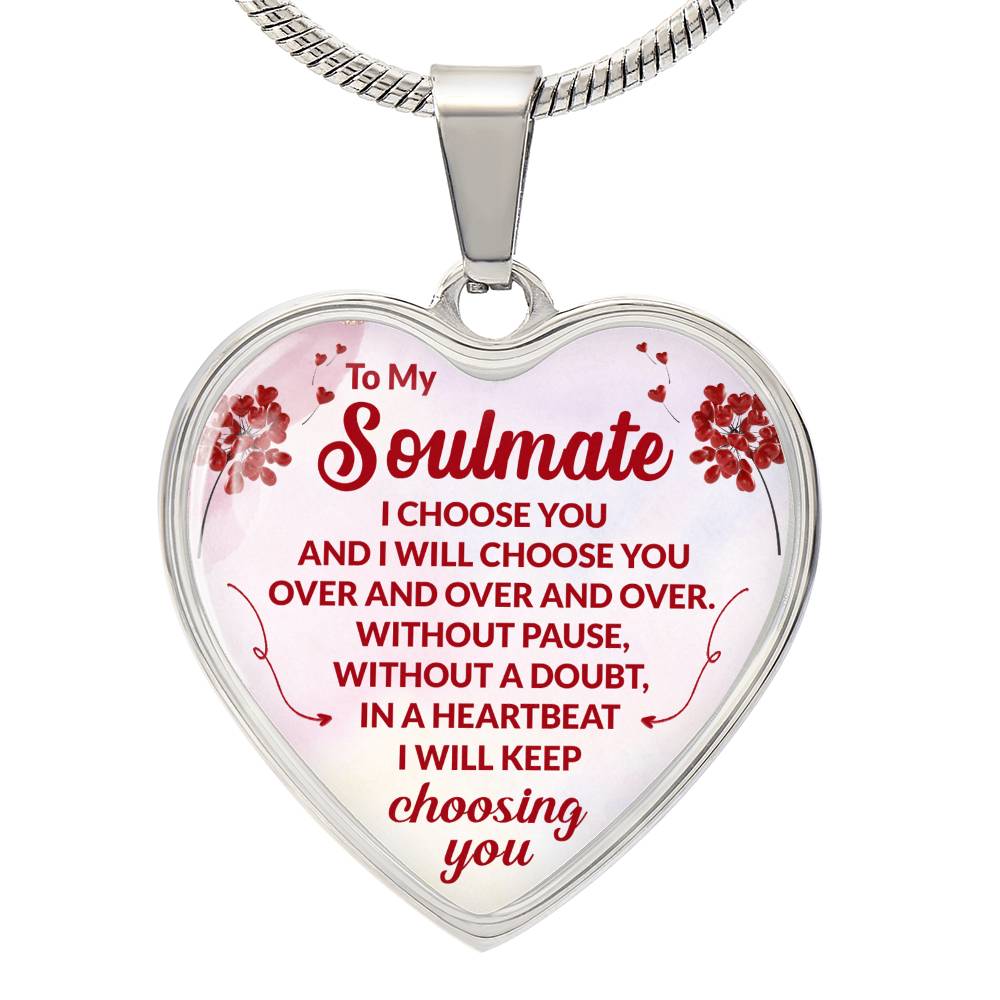 Soulmate Heart Engraved Necklace-[product type]