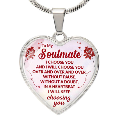 Soulmate Heart Engraved Necklace-[product type]