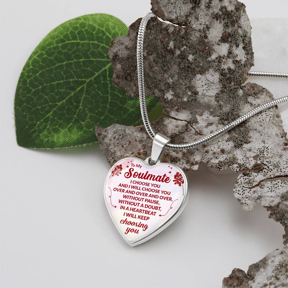 Soulmate Heart Engraved Necklace-[product type]