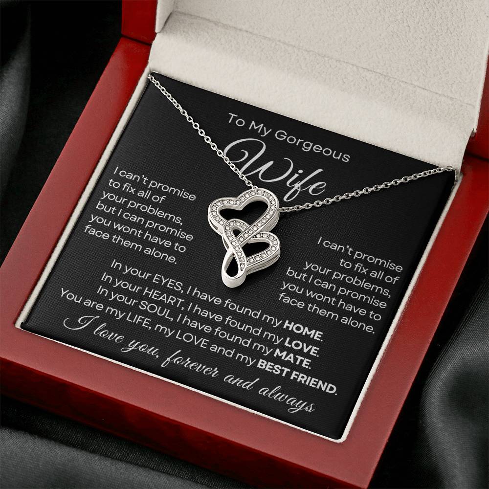 Gift for Wife - My Love Life - Hearts Necklace