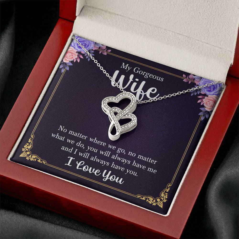 Wife Heart Necklace Gift