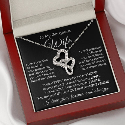 Gift for Wife - My Love Life - Hearts Necklace