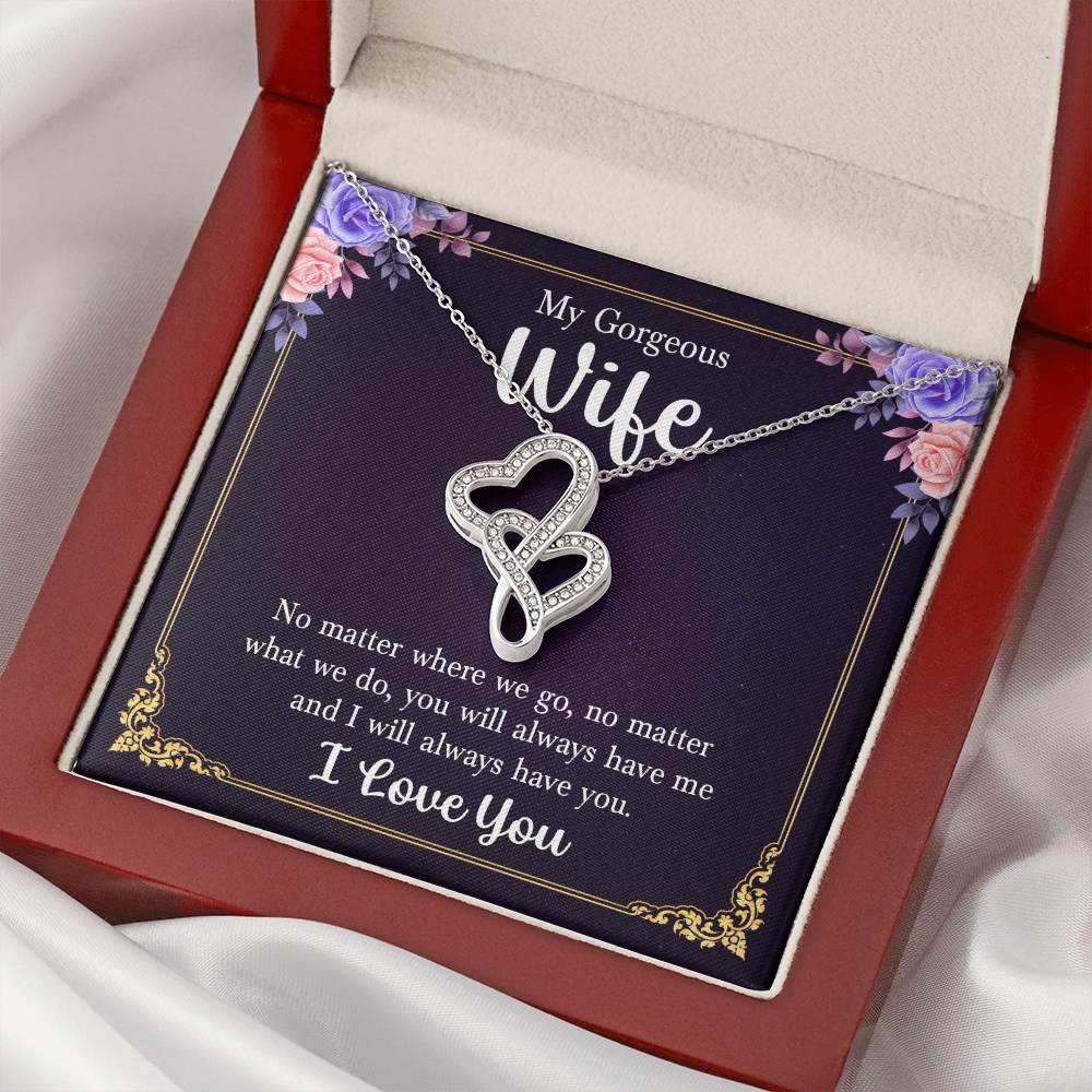 Wife Heart Necklace Gift