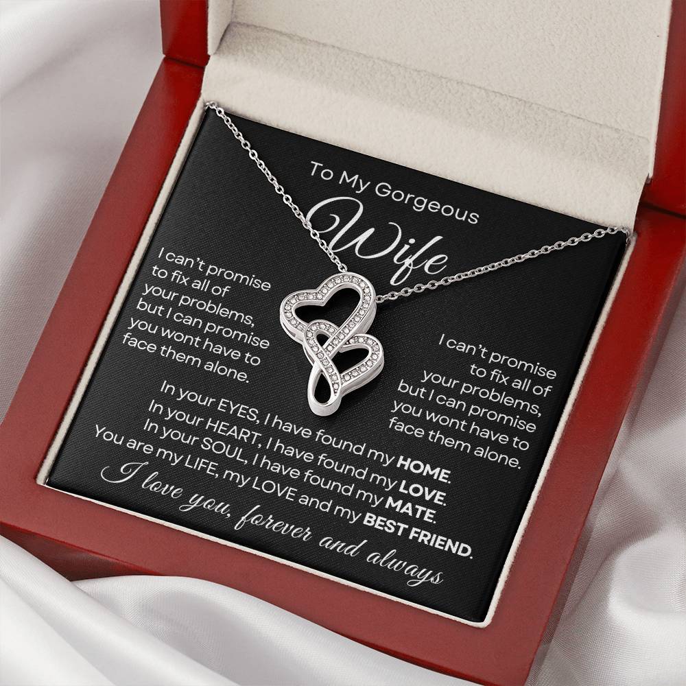 Gift for Wife - My Love Life - Hearts Necklace