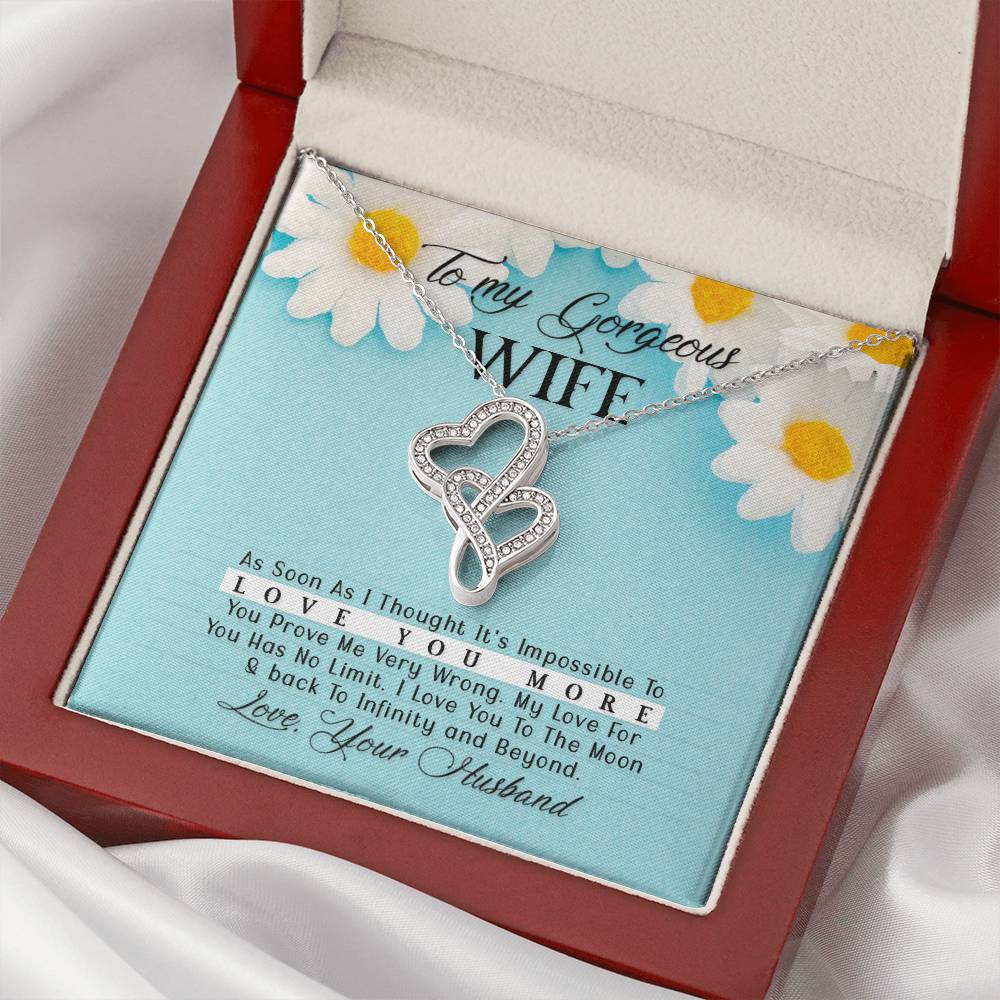 To my gorgeous wife- Ae heart to heart necklace