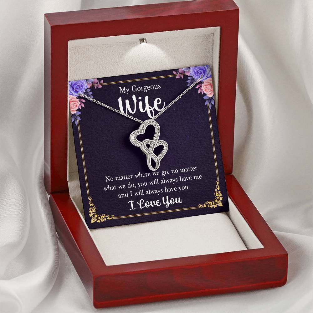 Wife Heart Necklace Gift