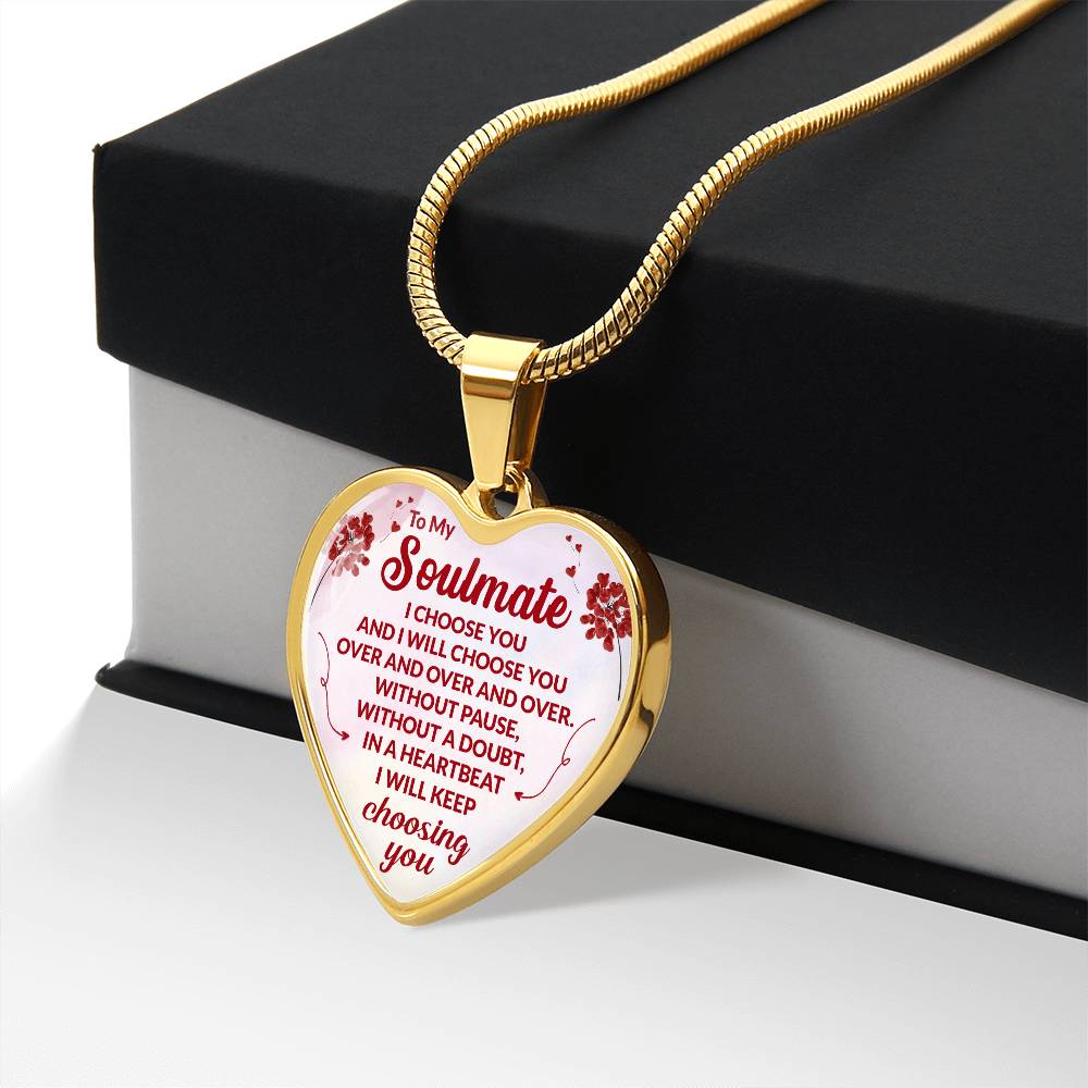 Soulmate Heart Engraved Necklace-[product type]