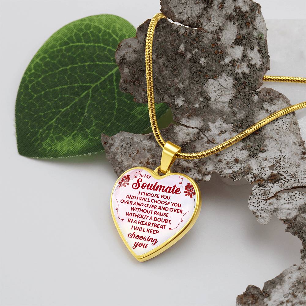 Soulmate Heart Engraved Necklace-[product type]