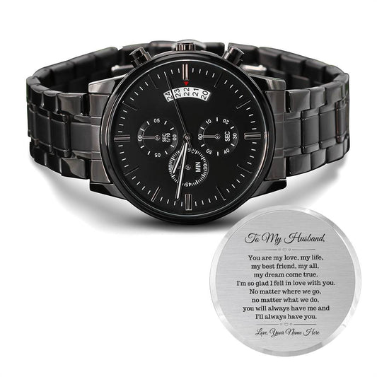 Personalized Engraved Watch Gift for Husband-[product type]