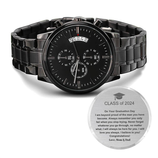 Class of 2024 Graduation Watch from Mom Dad-[product type]