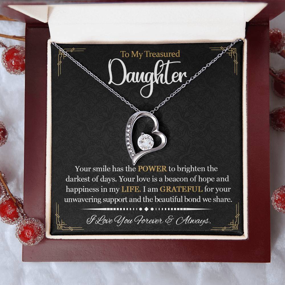 To My Daughter Necklace, Daughter Mother Necklace, Daughter Gift From Mom-[product type]