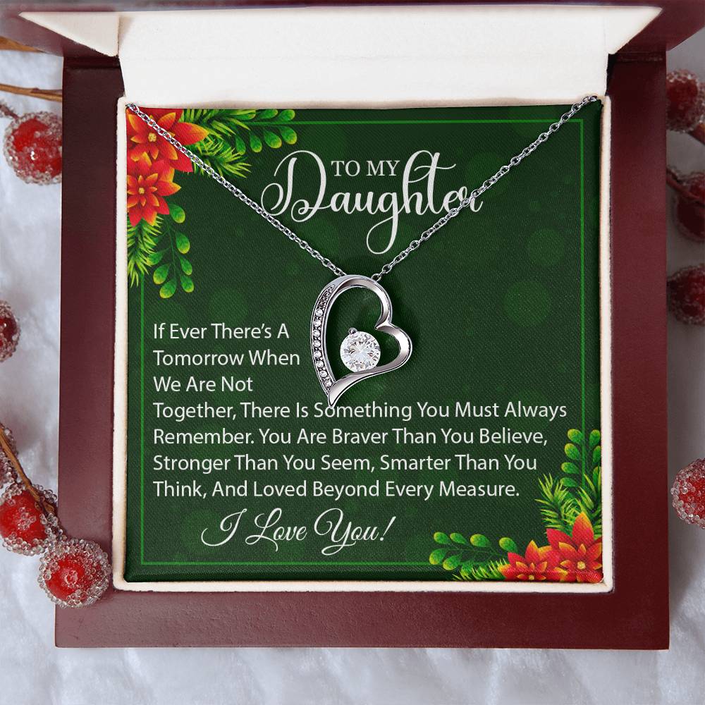 To My Daughter Necklace, Daughter Father Necklace, Daughter Christmas Gifts-[product type]