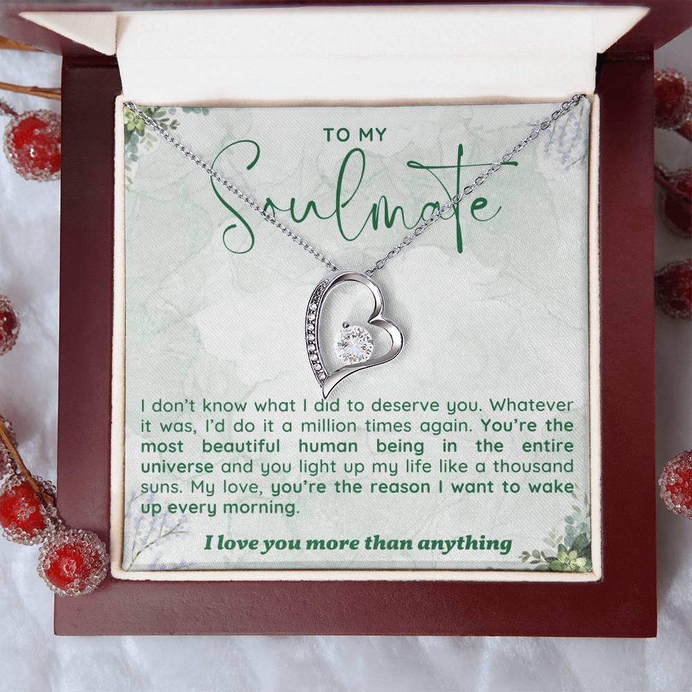 To Soulmate Necklace Gift For Girlfriend Wife Birthday Valentines Day Christmas-[product type]