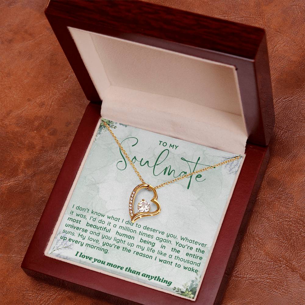 To Soulmate Necklace Gift For Girlfriend Wife Birthday Valentines Day Christmas-[product type]