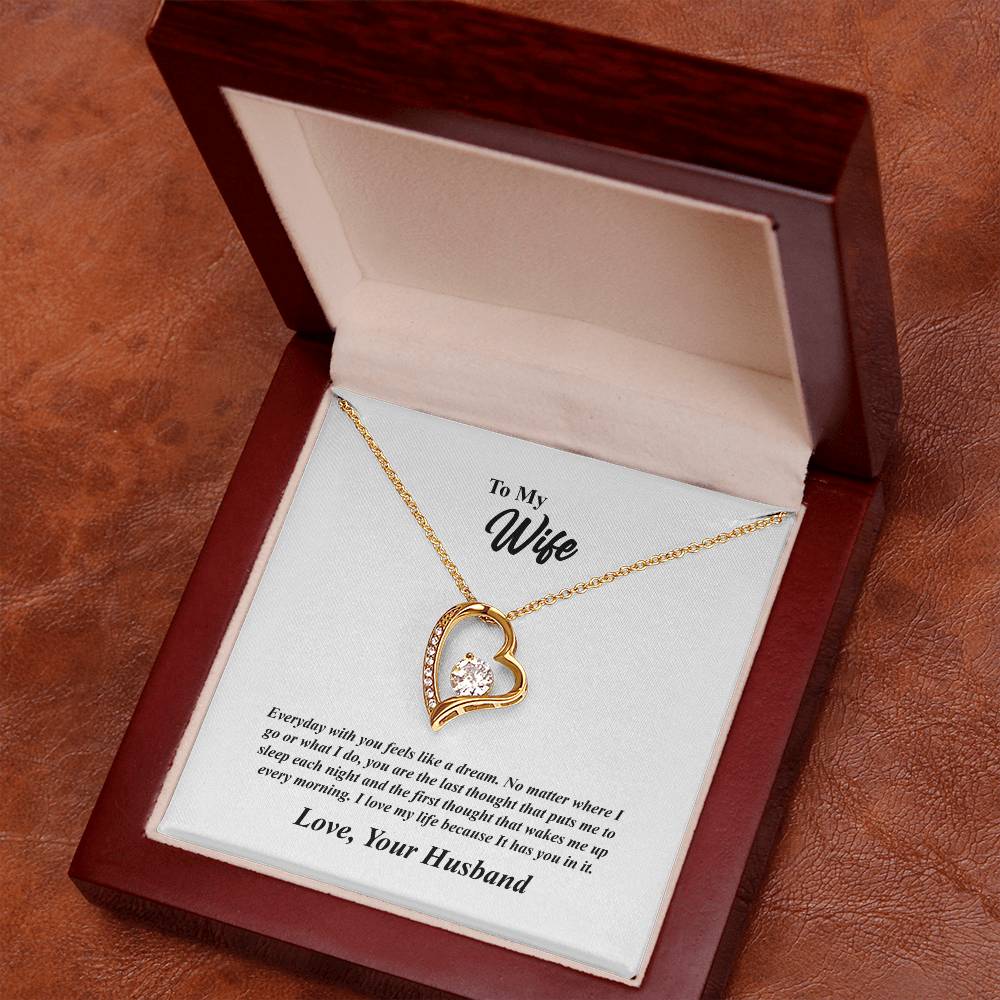 Wife  Heart Necklace Gift-[product type]