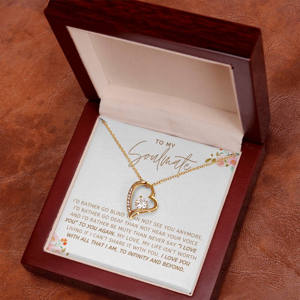 To Soulmate Necklace Gift For Girlfriend Wife Birthday Valentines Day Christmas-[product type]