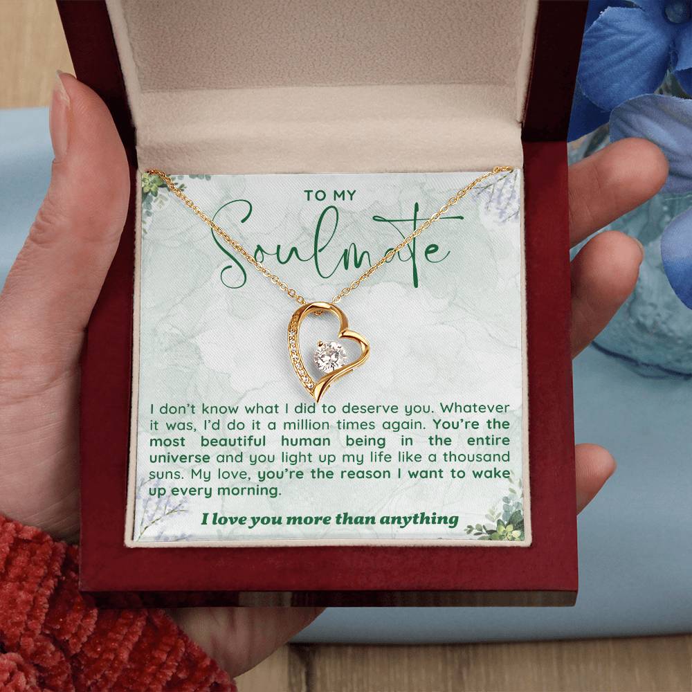 To Soulmate Necklace Gift For Girlfriend Wife Birthday Valentines Day Christmas-[product type]