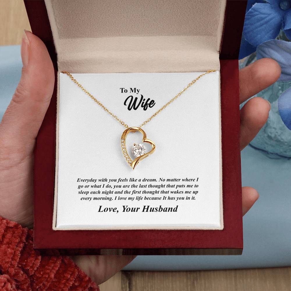 Wife  Heart Necklace Gift-[product type]