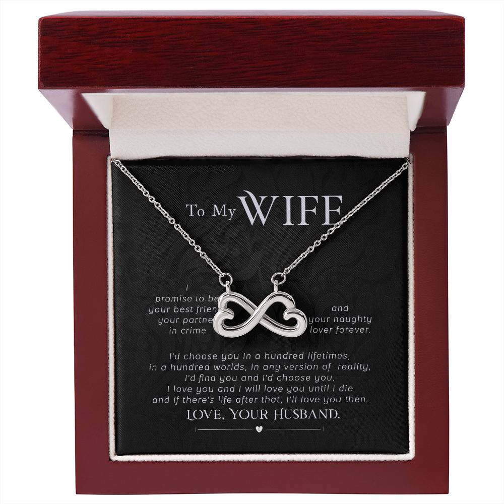 To my wife- I promise - Endless Love Necklace