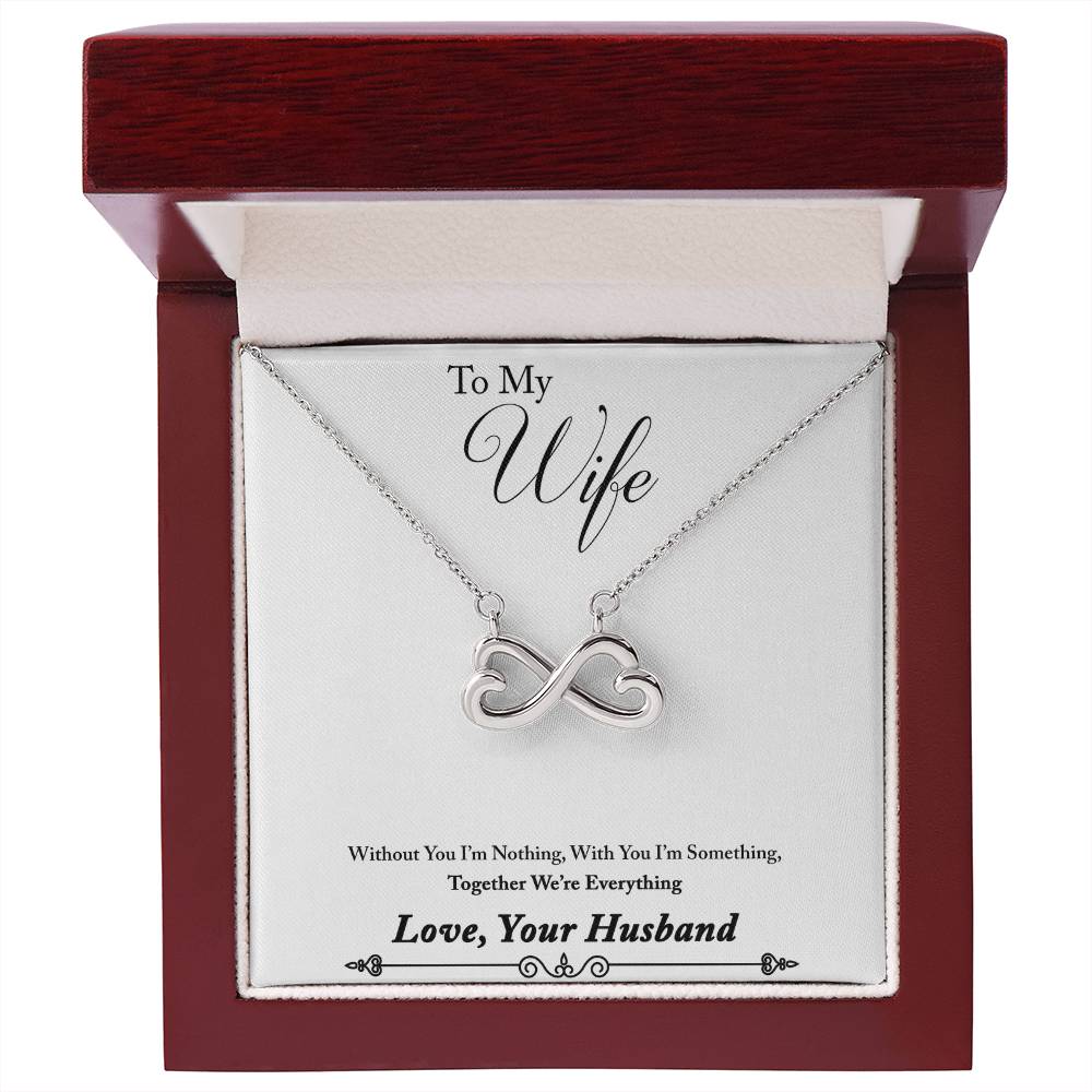 Husband to wife endless love necklace