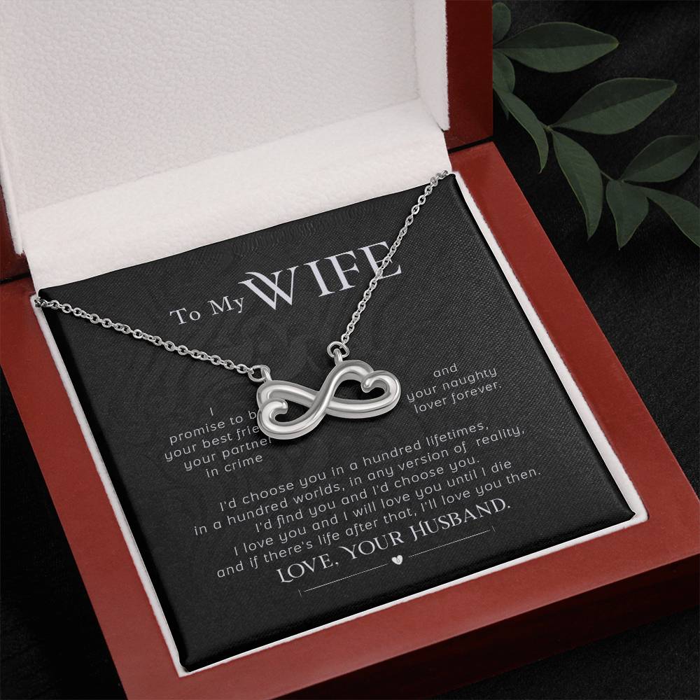 To my wife- I promise - Endless Love Necklace