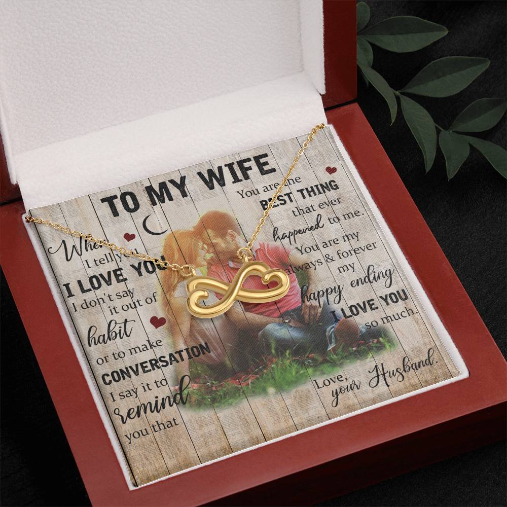 Wife Endless Love Necklace