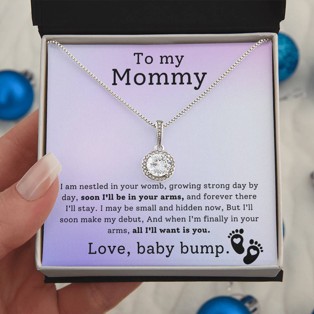 Mommy from Baby Bump Hope Necklace Gift-[product type]