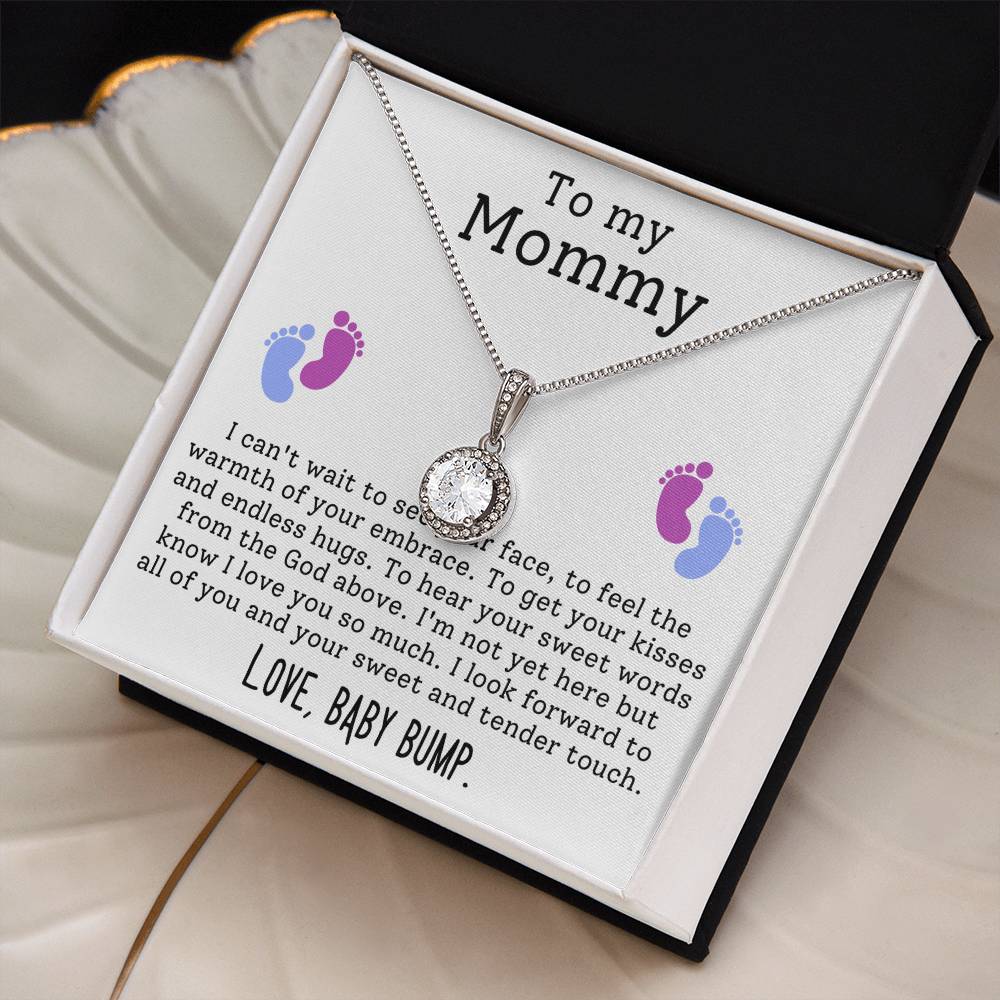 Mommy From Baby Bump Hope Necklace Gift-[product type]