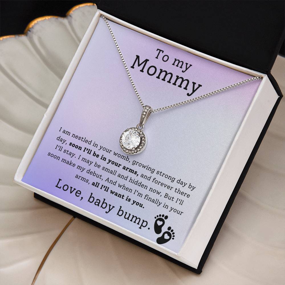 Mommy from Baby Bump Hope Necklace Gift-[product type]