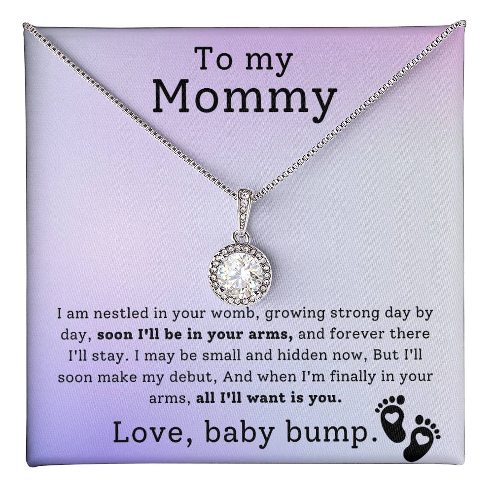 Mommy from Baby Bump Hope Necklace Gift-[product type]